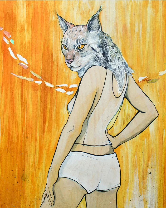 Œuvre de la série Zoo urbain · Référence MHP-ZOO-06